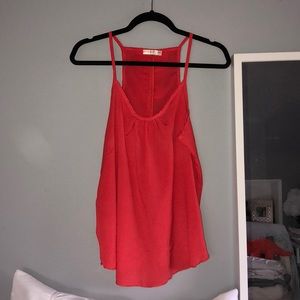 Coral tank top